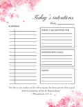 Floral Intentional Living Daily Planner