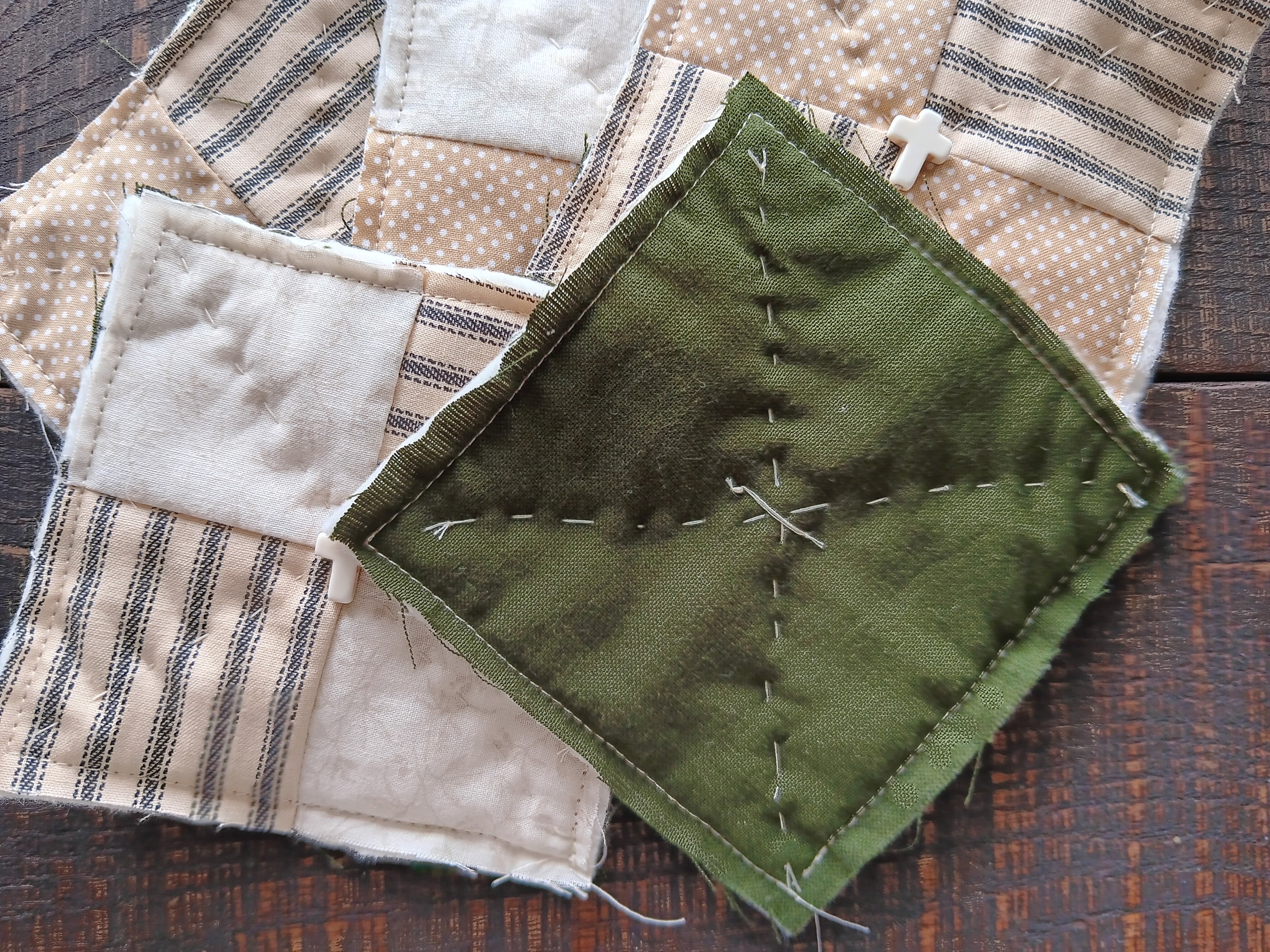 Primitive prayer quilt