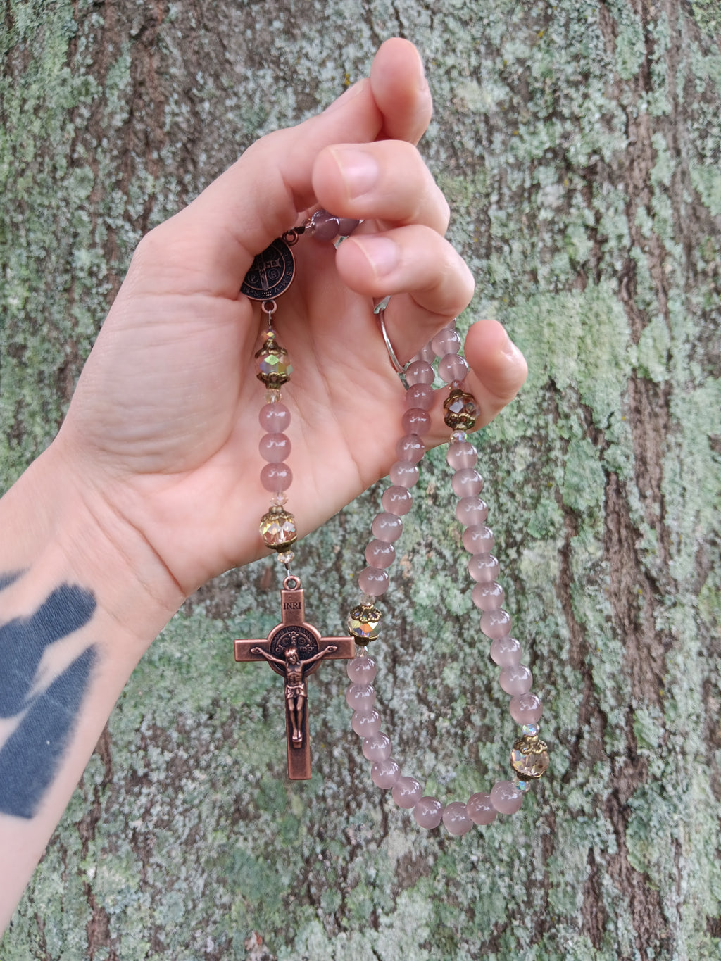 Glass Bead Rosary