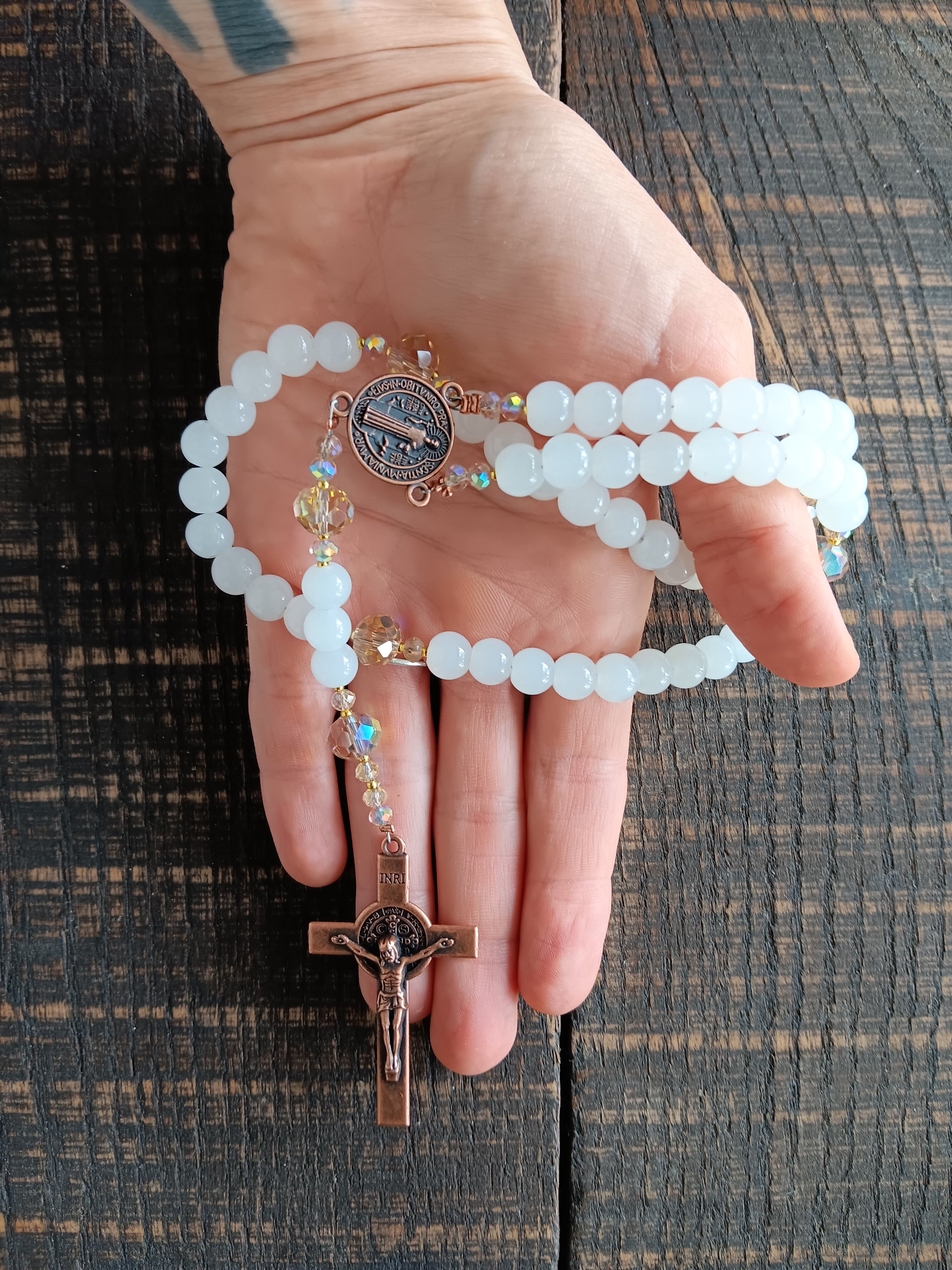 Glass Bead Rosary