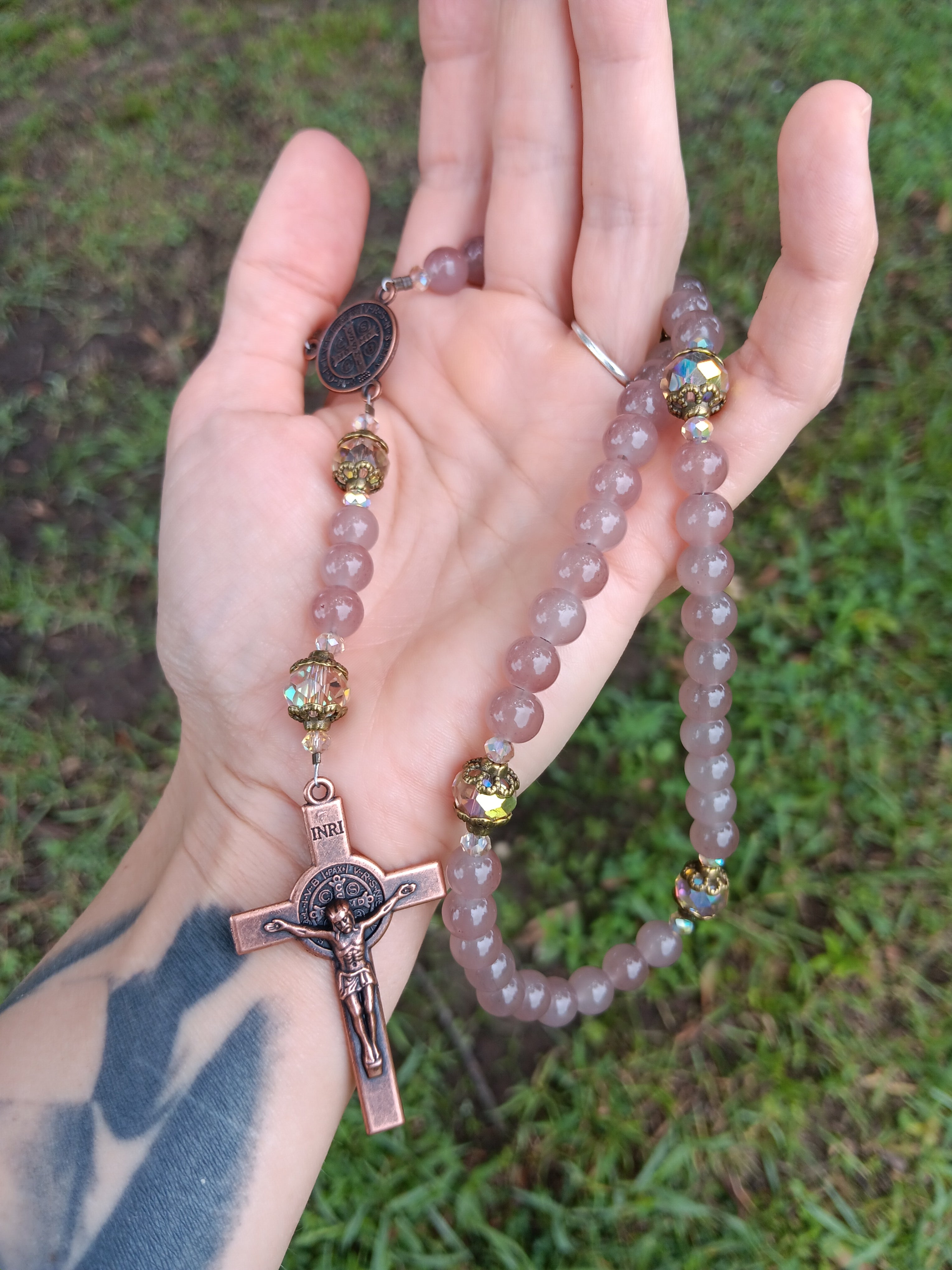 Glass Bead Rosary