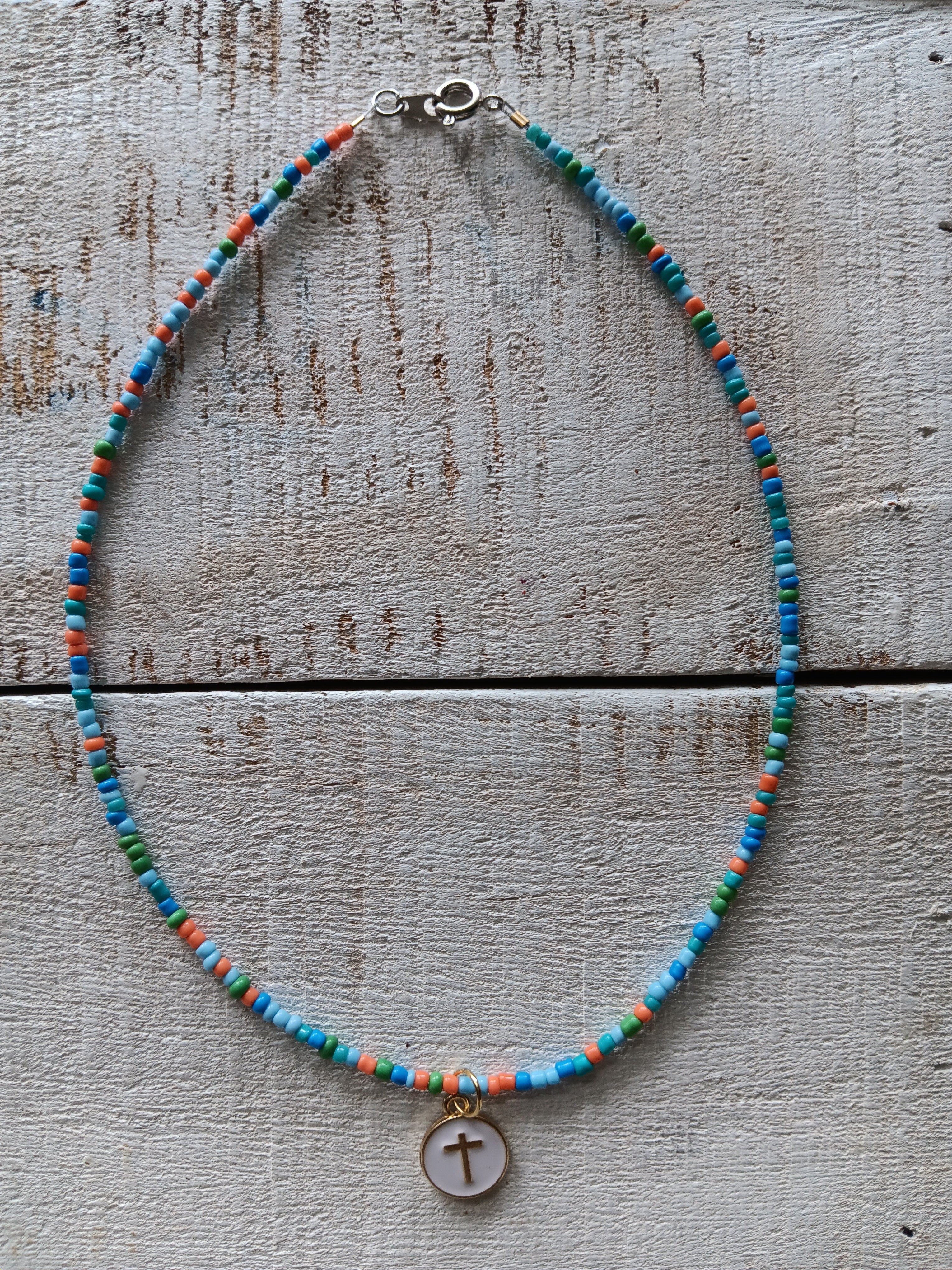 Kids Cross Charm Necklace