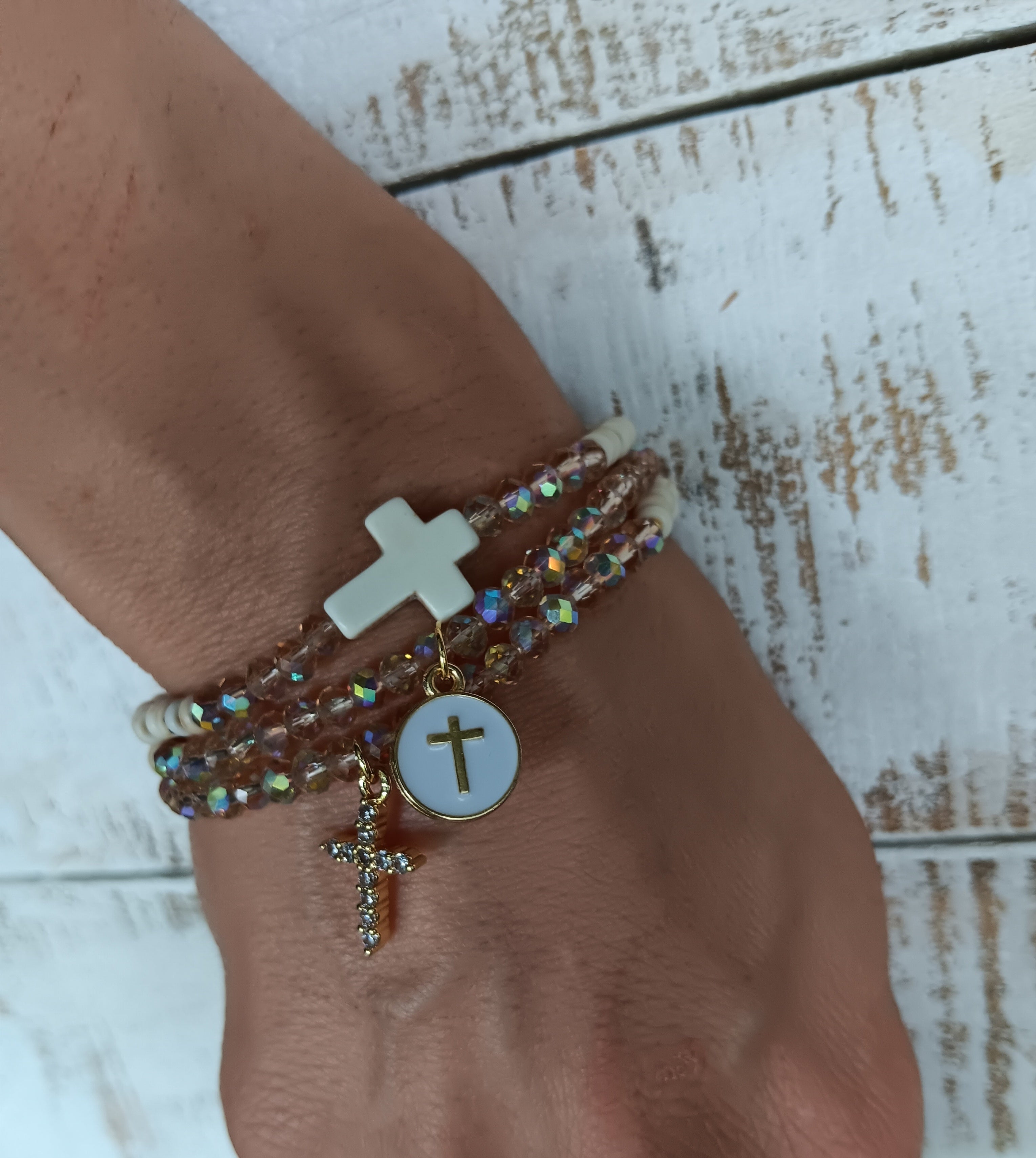 Stretch Cross Bracelets