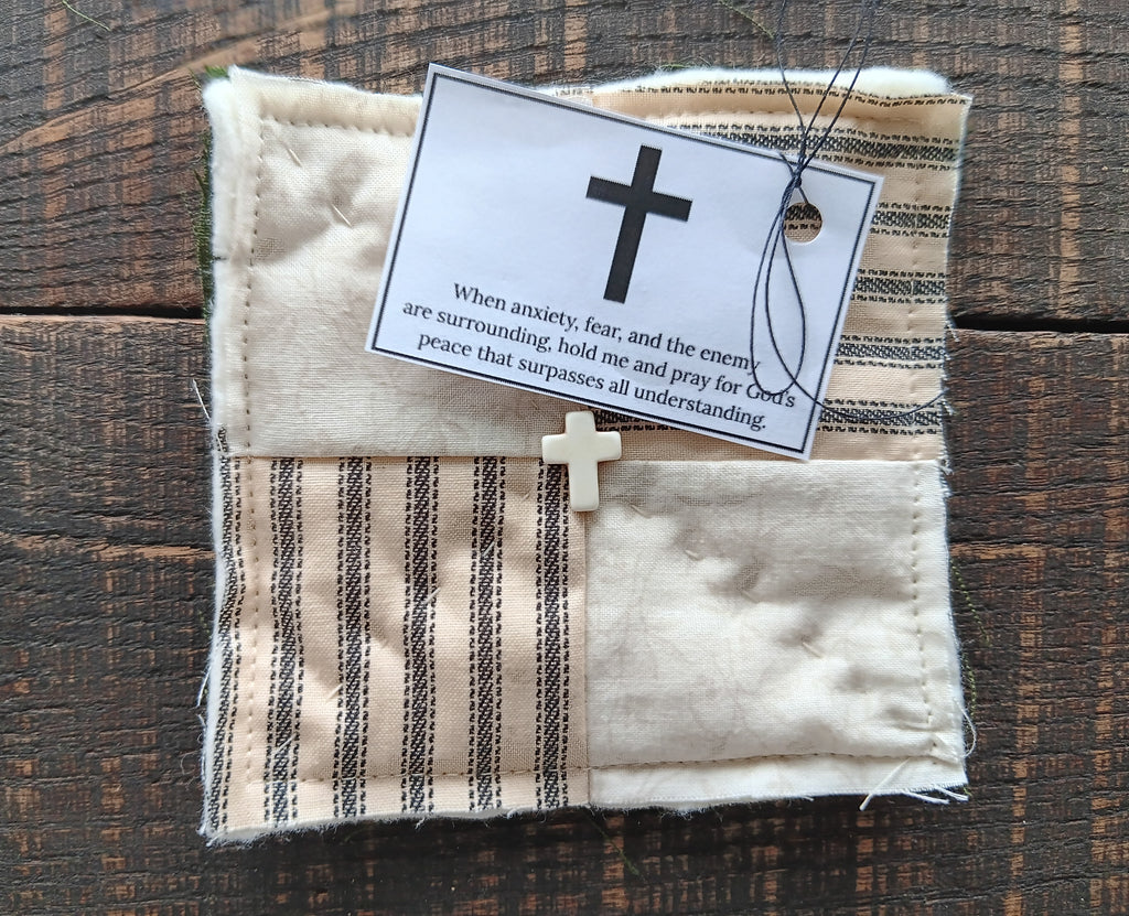 Primitive prayer quilt