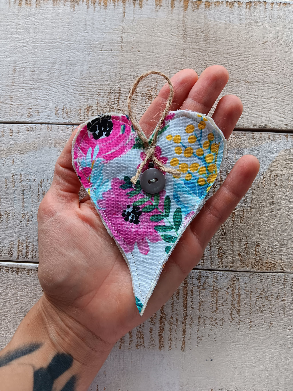 Primitive Heart Ornament